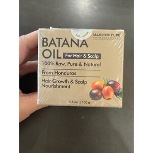 Majestic Pure Batana Oil for Hair Growth & Scalp Nourishment 100% Raw 3.5oz New